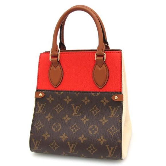 Louis Vuitton Monogram Fold Tote PM Calf Leather Shoulder Bag - Picture 2 of 8